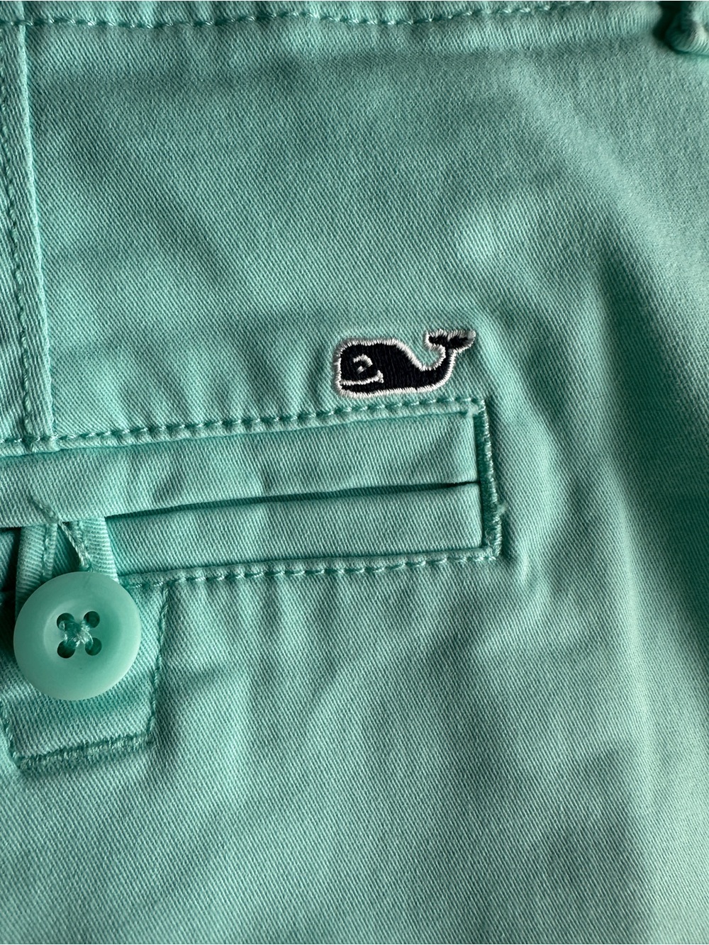 Vineyard Vines Mint Green Chino Shorts Women’s Size 6 Cotton Stretch Preppy - Picture 6 of 7